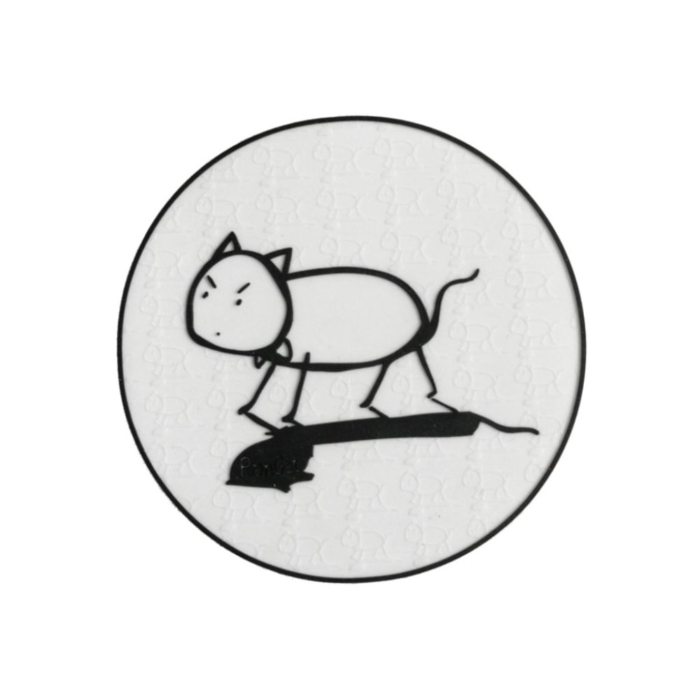 PonCat Arrives Silicone Coaster (4 pc)